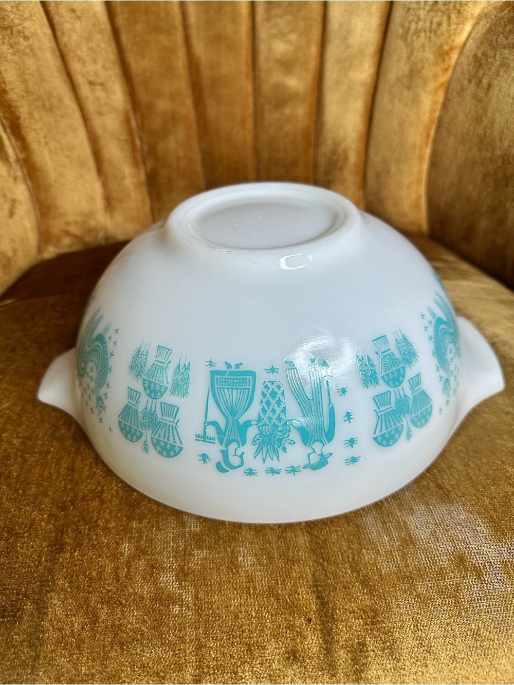 Vintage Pyrex Amish Butterprint 443 Cinderella Mixing Nesting Bowl 2.5 Qt - Picture 11 of 12